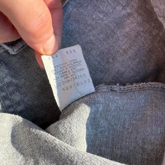Vintage 80s Levi's 505-0261 Gray Stone USA Made‎ Denim Jeans - Picture 5 of 8